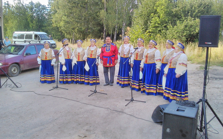 Праздник в поселке Лесное. ДК Наволоки